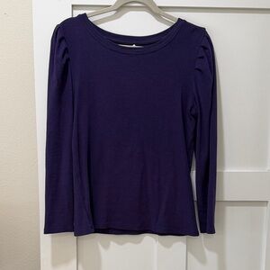 Maurices Deep Purple Long Sleeve Top